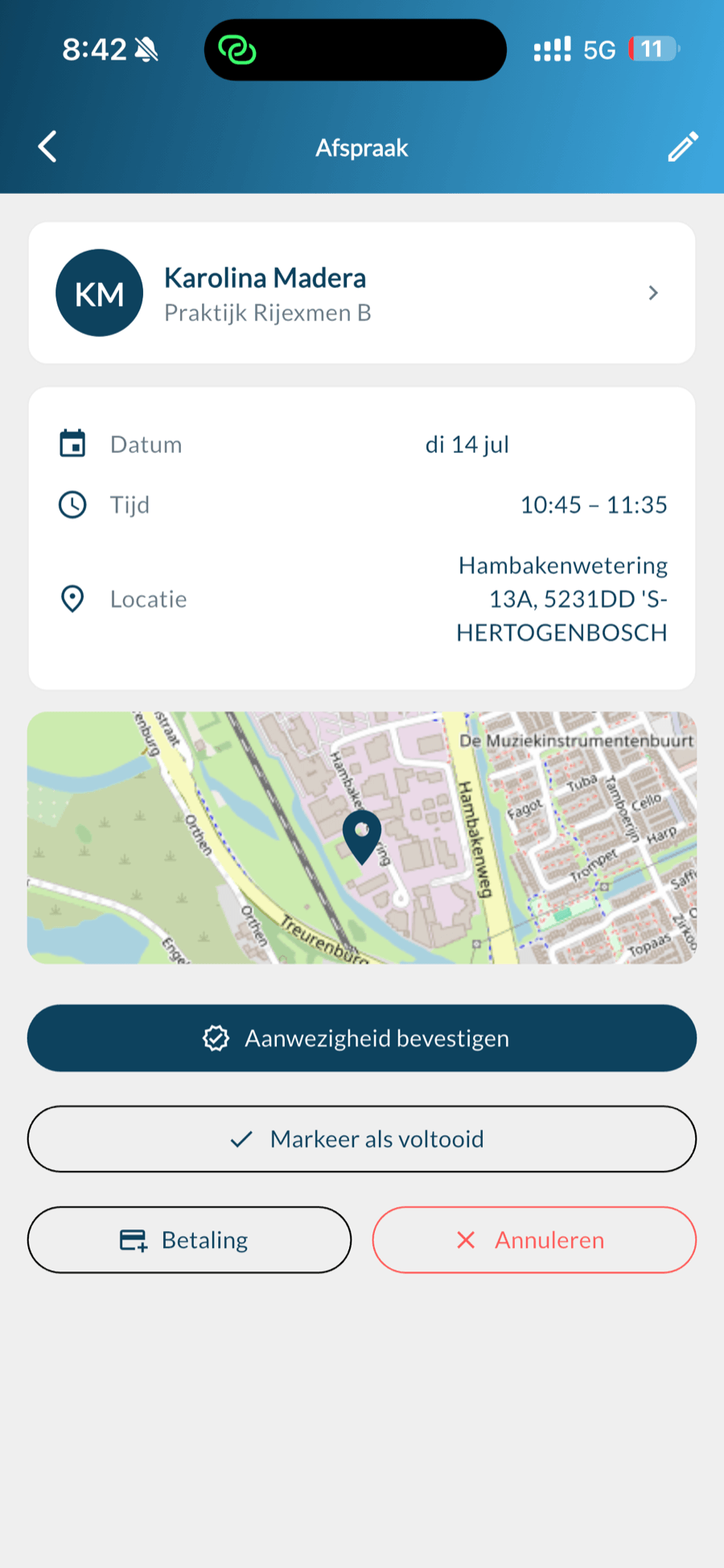 QR Lesbevestiging